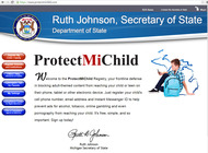 Protect MI Child website