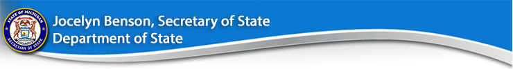 Page banner for Secretary of State Jocelyn Benson