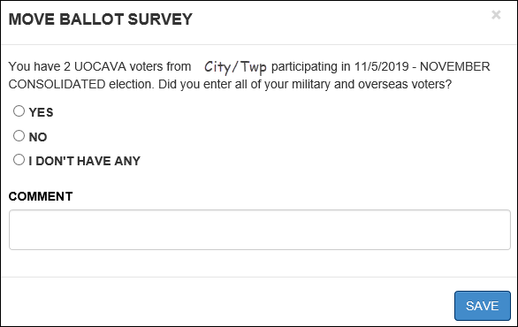move balot survey