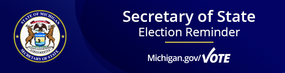 Election reminder banner