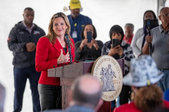 Secretary Benson at MLK Statue Unveiling 