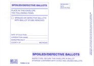 Spoiled ballot envelope