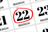 March 22 calendar 