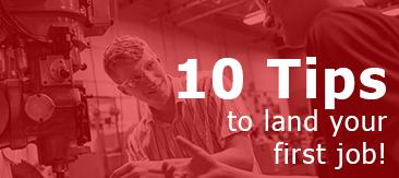 10 tips to land your first job.