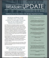 Tax Policy Update