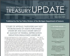 Treasury Taxpayer Update