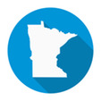 Outline of state of Minnesota