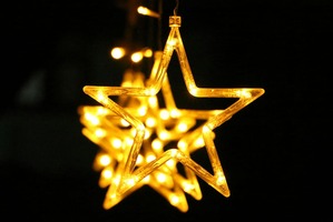 lighted star ornament
