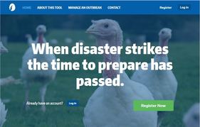 Website image capture of poultry planning tool