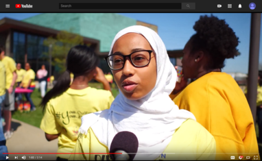 YouTube screen grab with link to Diversity Day video.