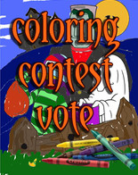 Halloween Coloring Vote Graphic 2021