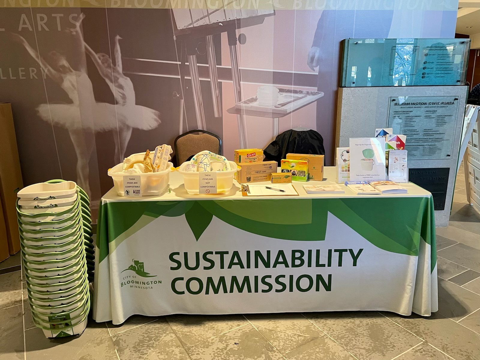 Organics Outreach Table