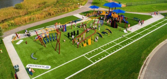 Smith Park challenge course rendering August 2023