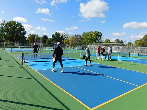 Pickleball courts at Norwoods Park