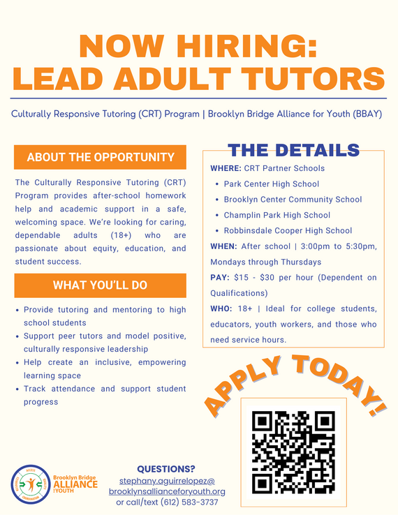 CRT Lead Tutors