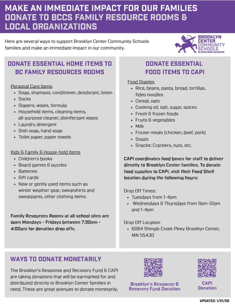 BCCS Family Resource Rooms