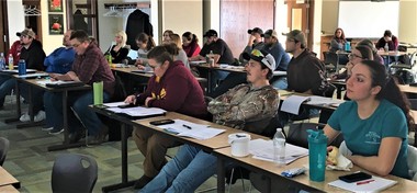 Attendees at Introductory Nutrient Management Training