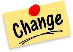 Post-it Note with word "Change" on it
