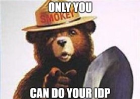 Only You Can Do Your IDP Smokey the Bear Image