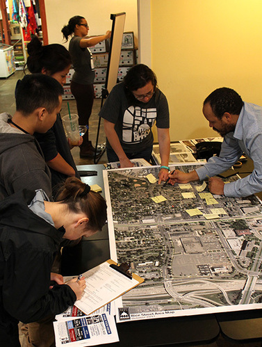 Dec. 4th survey station at Hmongtown Marketplace