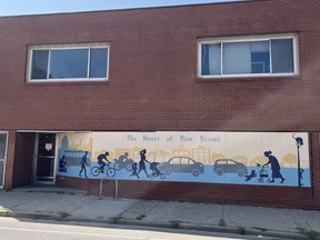 Temporary Mural at 531 Rice