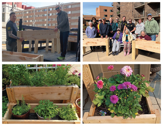 Fitzgerald Planter Collage