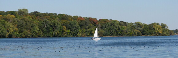 Sailboat on Lake Waconia
