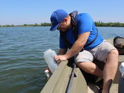 Lake monitoring on the boat