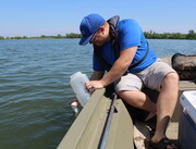 Lake monitoring on the boat