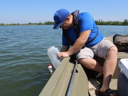 Lake monitoring on the boat