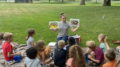 Sharing photos of pollinators with students