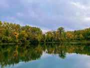 Courthouse Lake in fall 2023