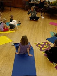 Deaf Yoga Class for Girl Scout Troupe