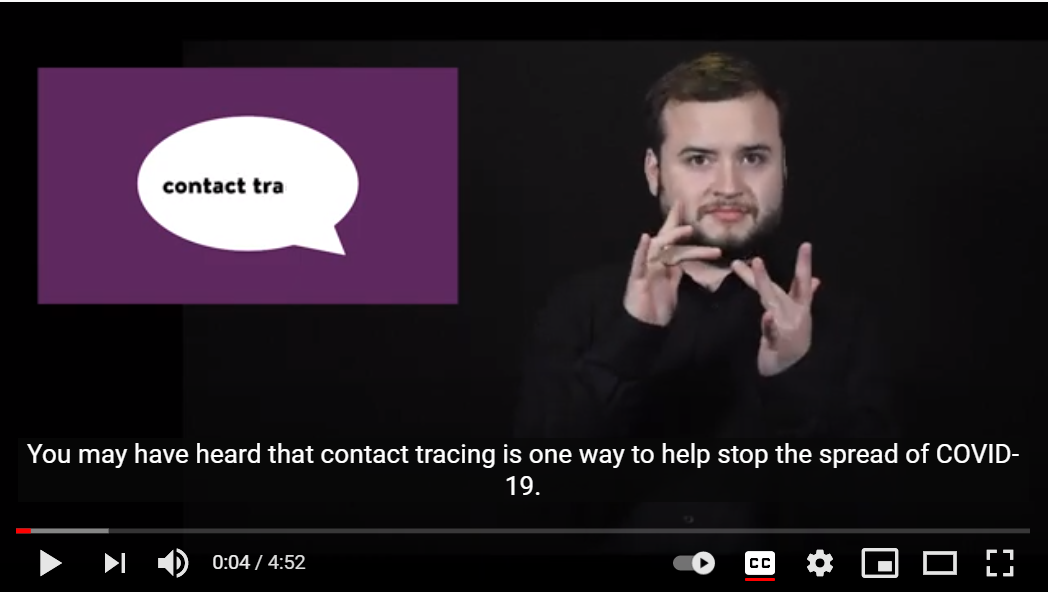 MDH Contact Tracing ASL Video