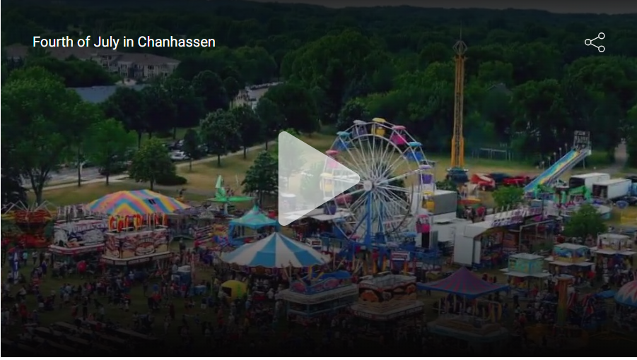 4th of July photo linking to Fox 9 News Segment