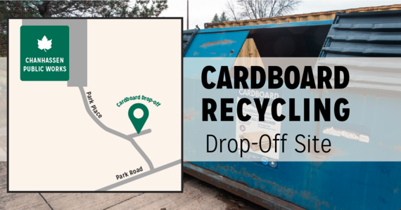 Cardboard Recycling Drop-Off Site | Located on the corner of Park Place and Park Road