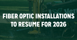 Fiber Optic Installations to resume for 2026