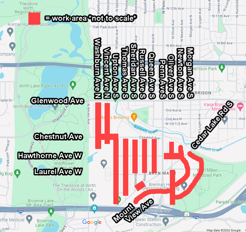 CNP Map of Bryn Mawr