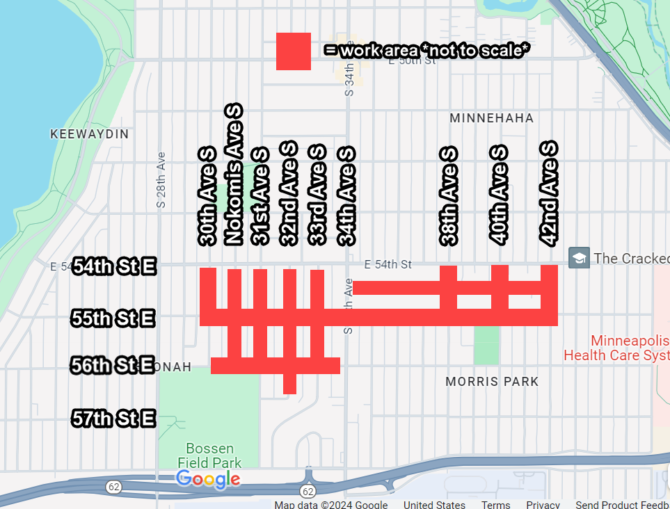 CNP Map of Morris Park and Wenonah