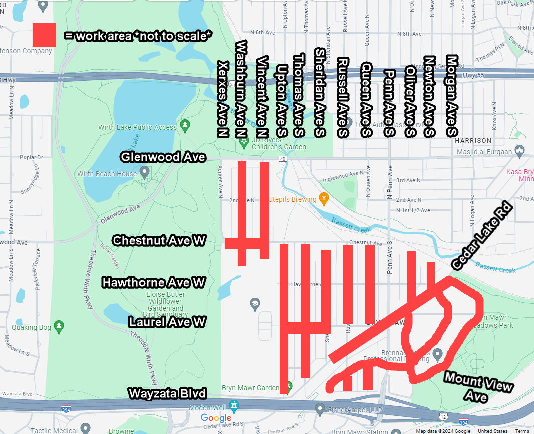 CNP Map of Bryn Mawr