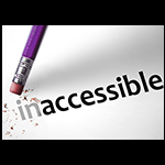 Pencil changing "inaccessible" to "accessible"