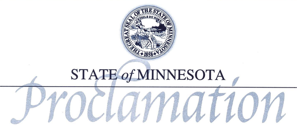 State of MN Proclamation