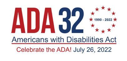 Americans with Disabilities Act 32nd Anniversary Celebration Logo
