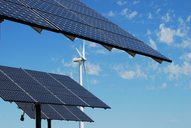 Wind Turbine and Solar Array