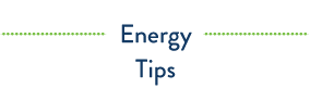 energy tips header