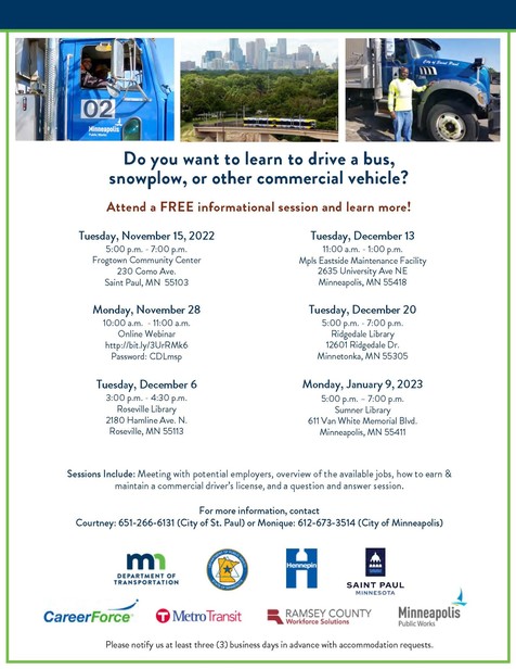 CDL Info Sessions