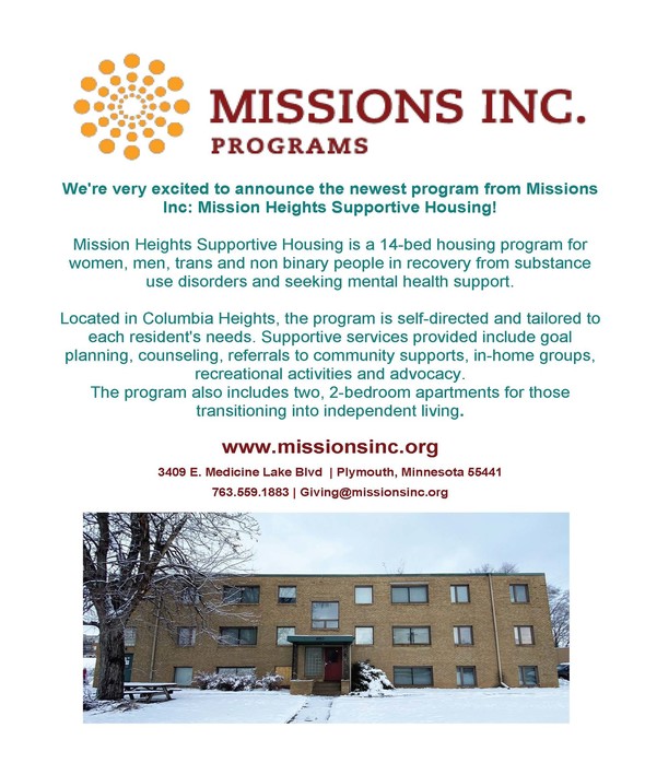Missions Inc Columbia Hts