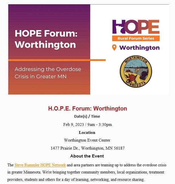 HOPE Forum Worthingon