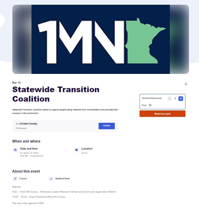 Statewide Transition Coalition Meeting