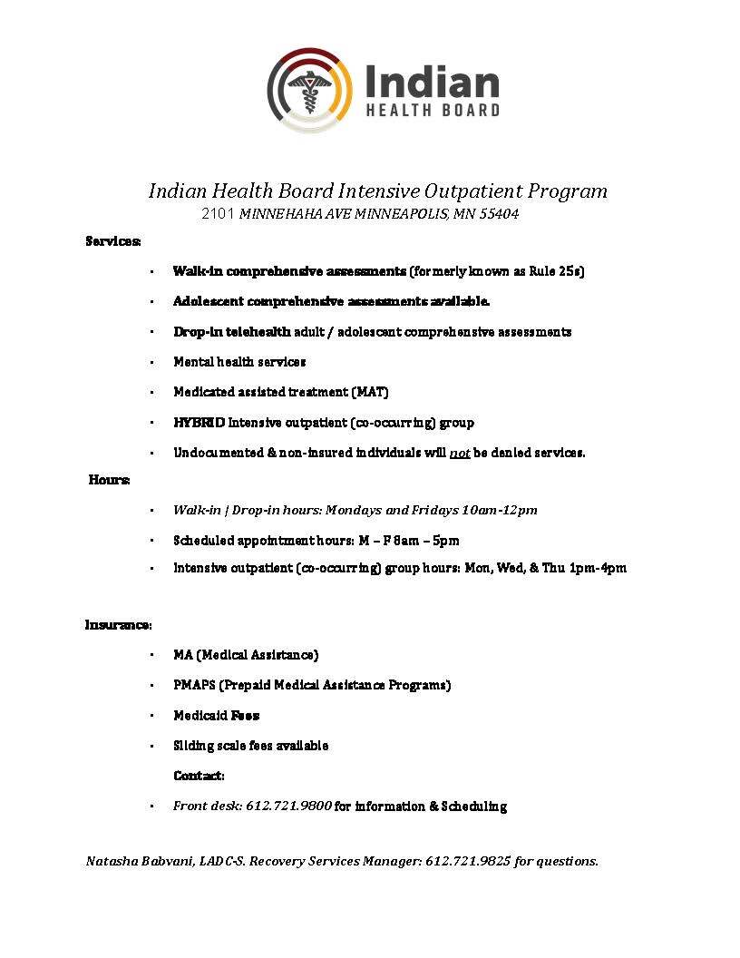 Indian Health Board Treatment Center